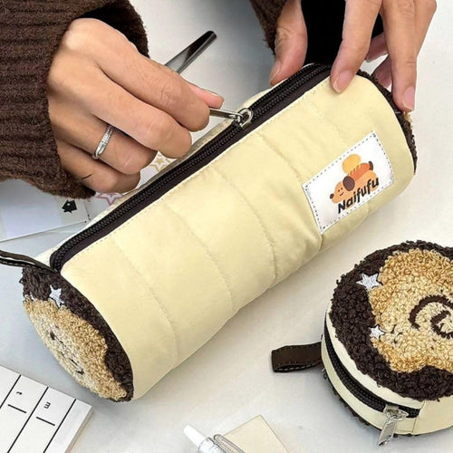 Cute Cartoon Pencil Case Large Capacity Zipper Pen Pouch